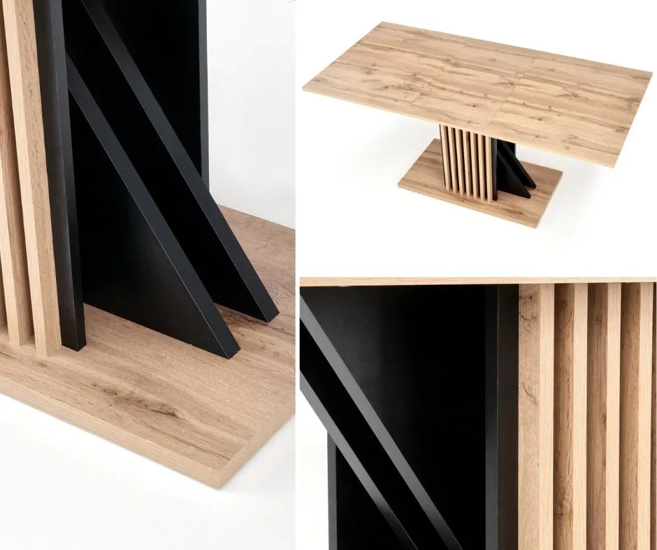 Rozkładany stół Fabiano Halmar z lamelami