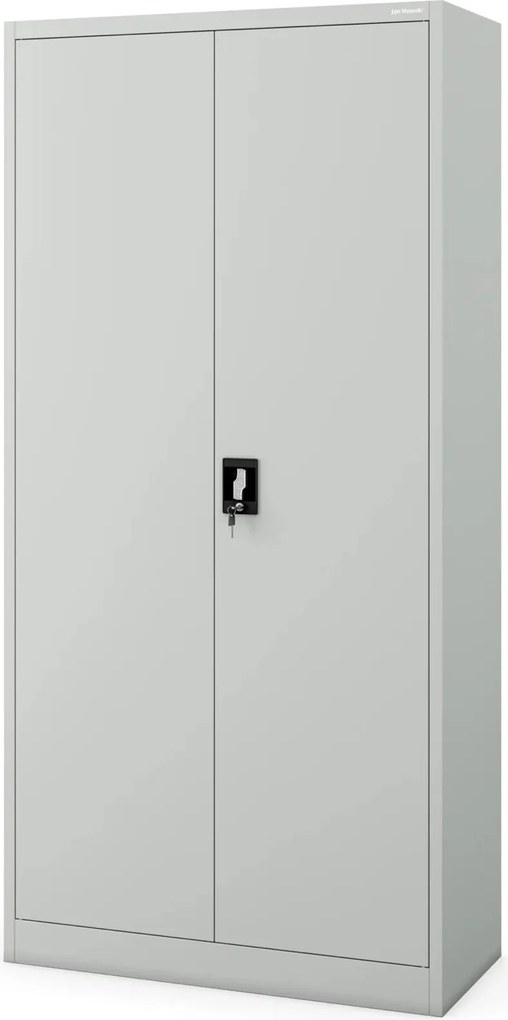 Szafa biurowa Jan dwudrzwiowa 90x40x185 cm szara