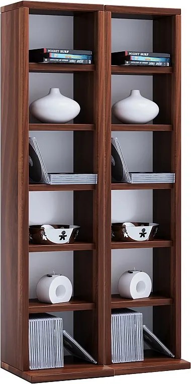 Drewno CD DVD Stand Shelf Cabinet Milano