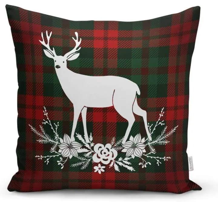 Tekstylna poszewka na poduszkę ze świątecznym motywem 43x43 cm – Mila Home