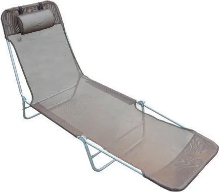 Outsunny Leżak ogrodowy wypoczynkowy składany 4 kolory Brązowy komfort i styl | Aosom PL