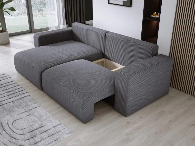 Narożnik wolnostojący CARL Lewy w tkaninie POSO 060