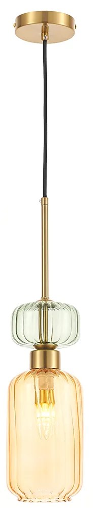 Lampa wisząca MOLLY AMBER 1xE14