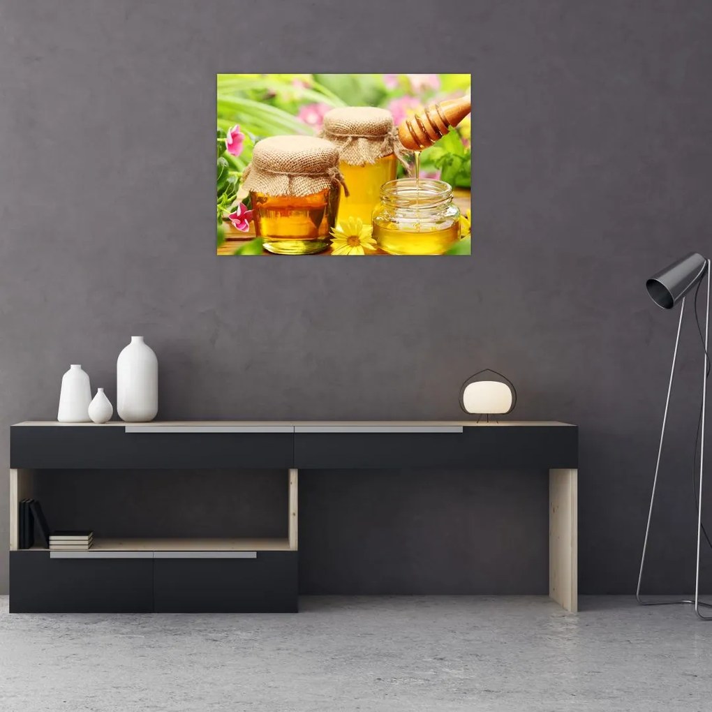 Obraz na szkle miodu (70x50 cm)