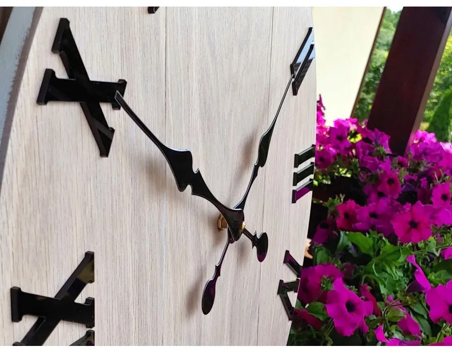 Zegar na ścianę nowoczesny efektowny okrągły cichy do kuchni salonu pokoju