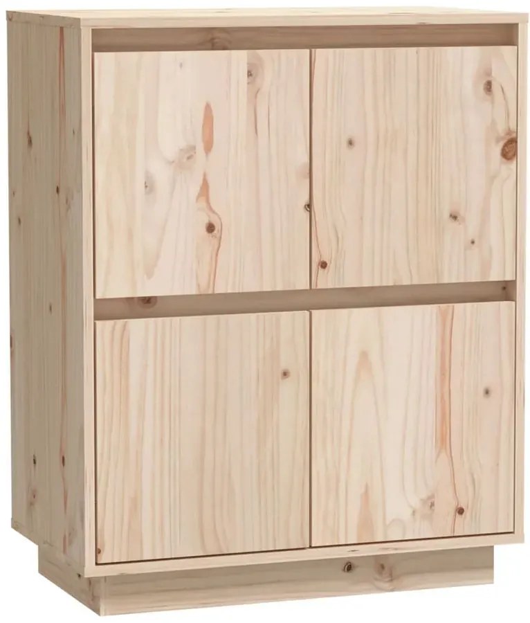 Skandynawska szafka z litego drewna sosnowego N0-T53