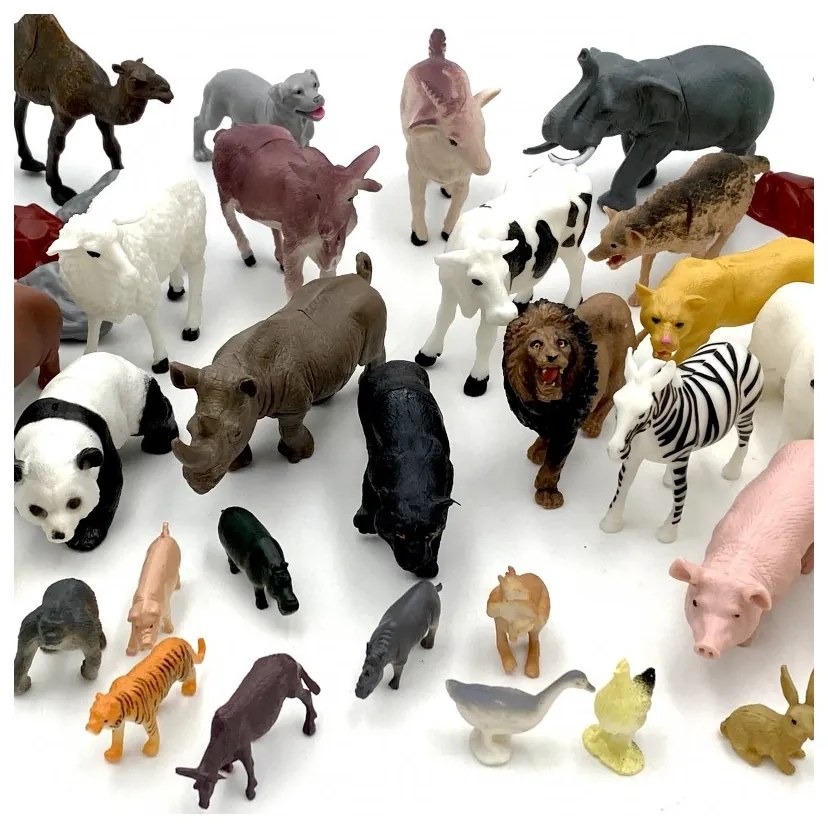 Woopie zestaw figurki zwierzęta xxl 58 szt.