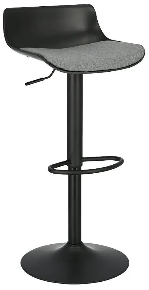Designerski czarny hoker w nowoczesnym stylu - Orla 3X