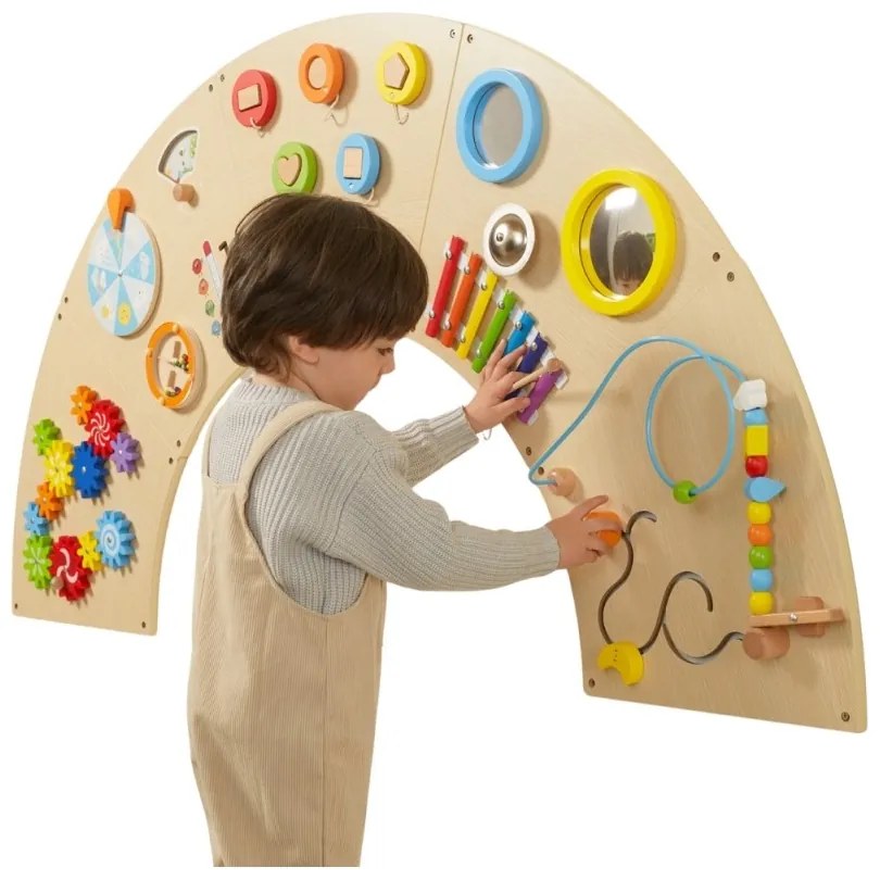 Viga tablica manipulacyjna ścienna łuk montessori