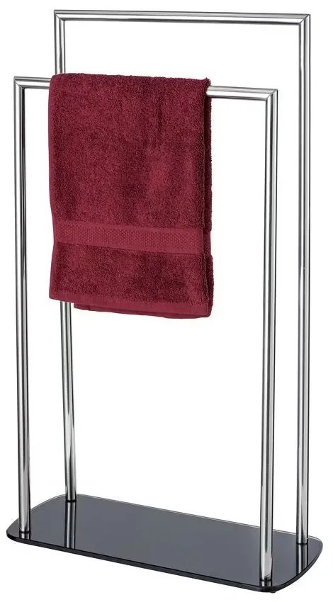 Metalowy stojak na ręczniki RAVINA, wys. 80 cm
