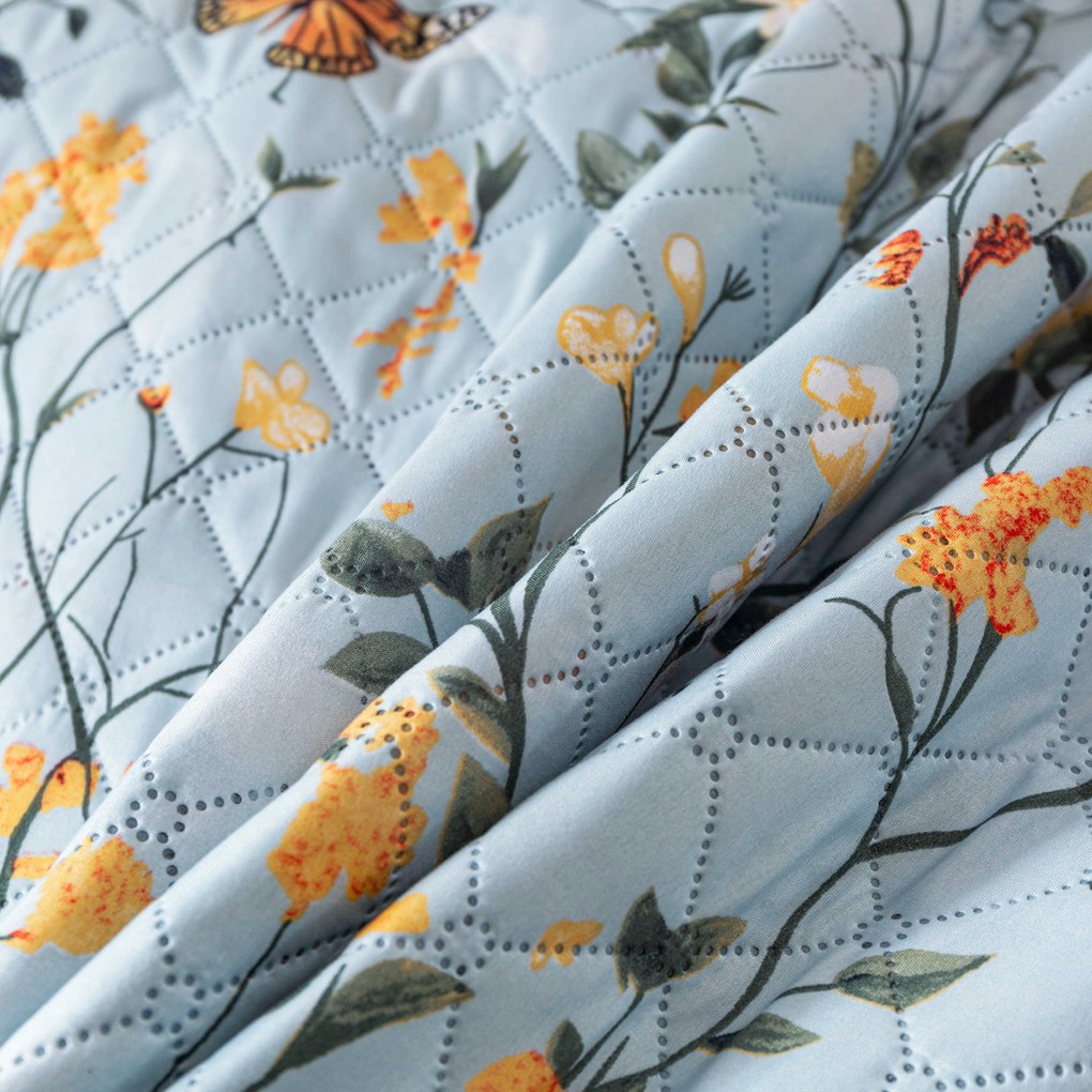 Narzuta na łóżko MONARCH WINGS, jasnoniebieska Rozmiar: 170 x 210 cm