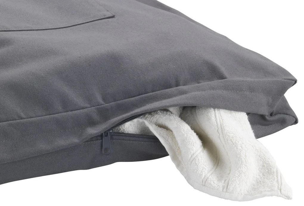 Torba na pranie, ubrania CANGURO GREY, zawieszana na drzwi, WENKO