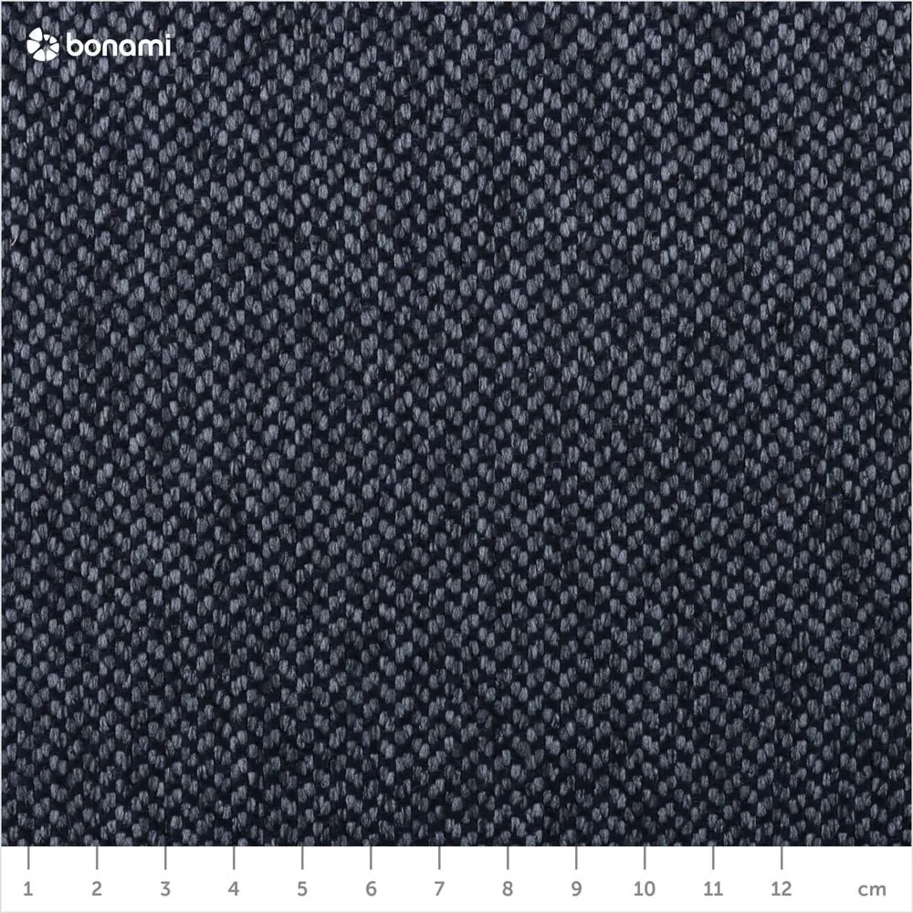 Ciemnoniebieskie tapicerowane łóżko dwuosobowe ze schowkiem i stelażem 200x200 cm Arendal – Cosmopolitan Design