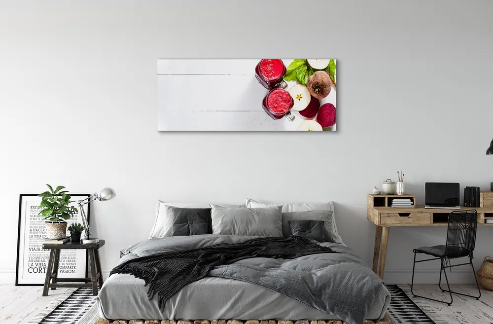 Obraz drukowany na płótnie Zdrowy Koktajl Warzywno-Owocowy