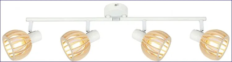 Biała skandynawska lampa sufitowa listwa - 3X K091 S2-D94