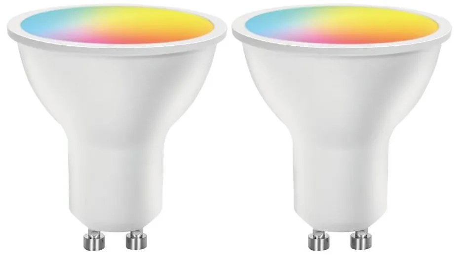 Zestaw 2x inteligentnych, ściemnialnych żarówek LED RGBW MESH GU10/6,5W/230V 2700-6500K - Aigostar