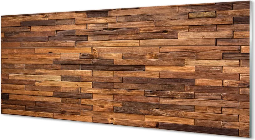 Panel szklany do Kuchni Drewniane Panele Ścienne