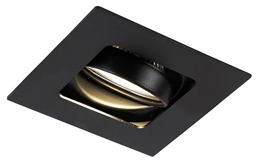 Nowoczesny inteligentny reflektor wpuszczany czarny z WiFi GU10 - Artemis