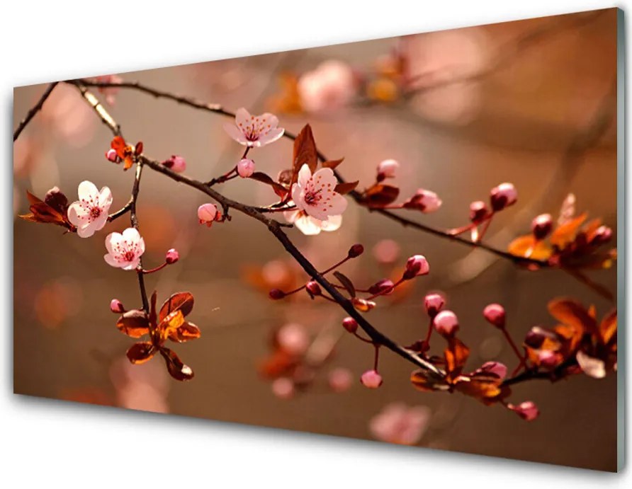 Panel Szklany do Kuchni Kwitnący Sad Owocowy