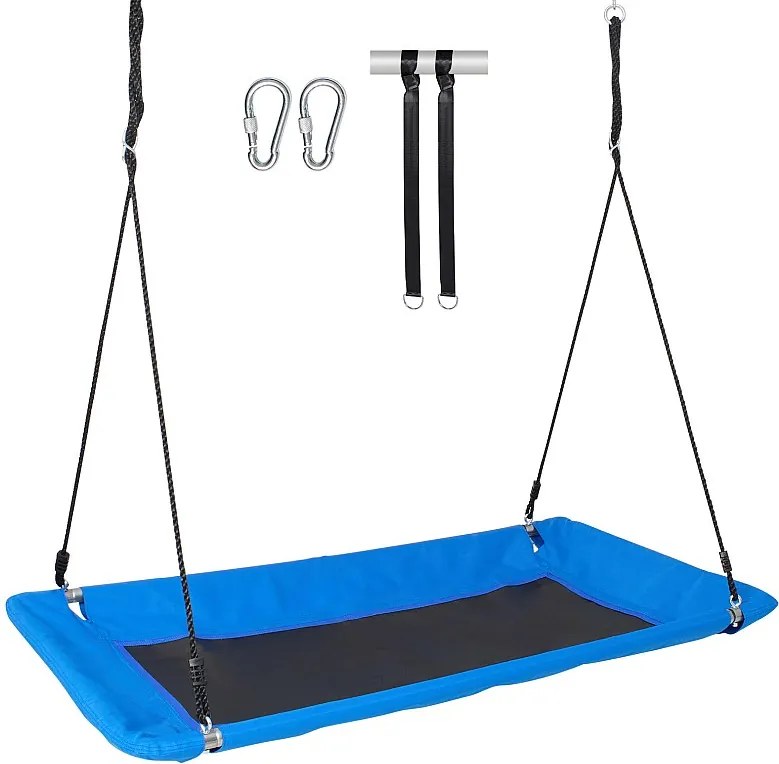 Huśtawka Platformowa SucceBuy 152,4 Cm, Huśtawka Na Drzewo Dla Dzieci, Udźwig 317,5 Kg