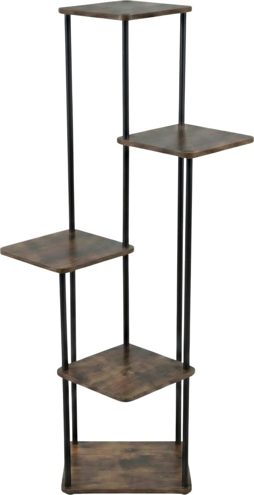 Kwietnik stojący wysoki na 5 kwiatów RIMOZA, 30 x 30 x 106 cm