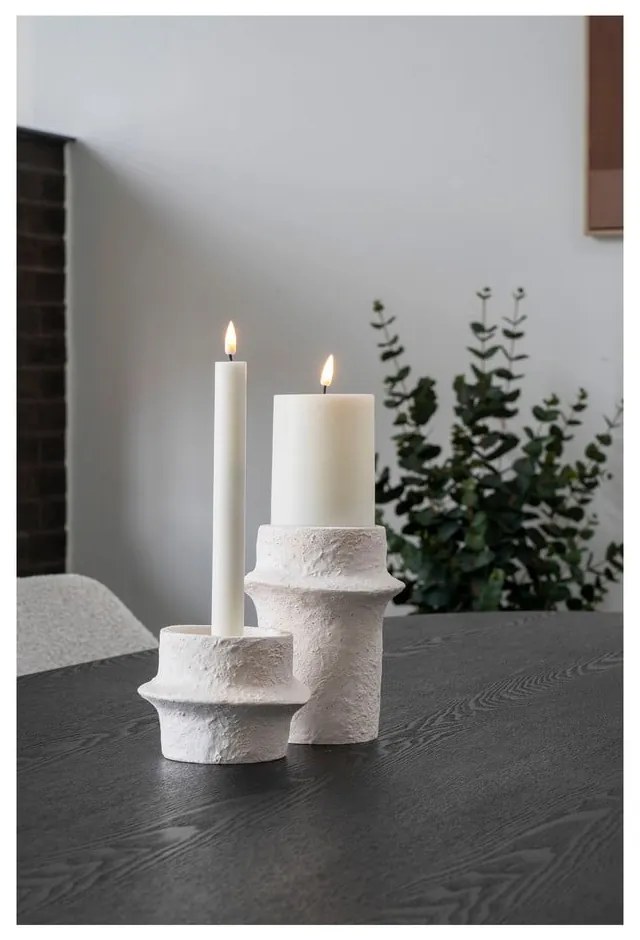 Świeczniki z cementu na świeczkę typu tealight zestaw 2 szt. – House Nordic