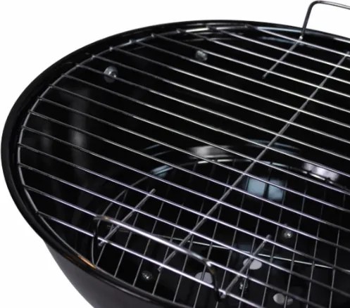 Grill węglowy ogrodowy Nexos 54,5x44,5x81 cm z termometrem