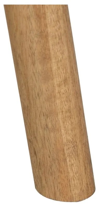 Okrągły stolik z litego drewna mango w naturalnym kolorze ø 60 cm Mao – Ixia