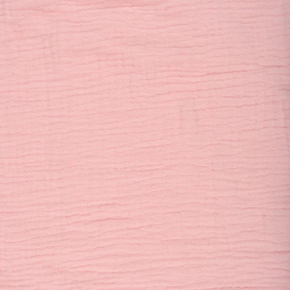 Różowy muślinowy koc dziecięcy 75x75 cm – Bébé Douceur