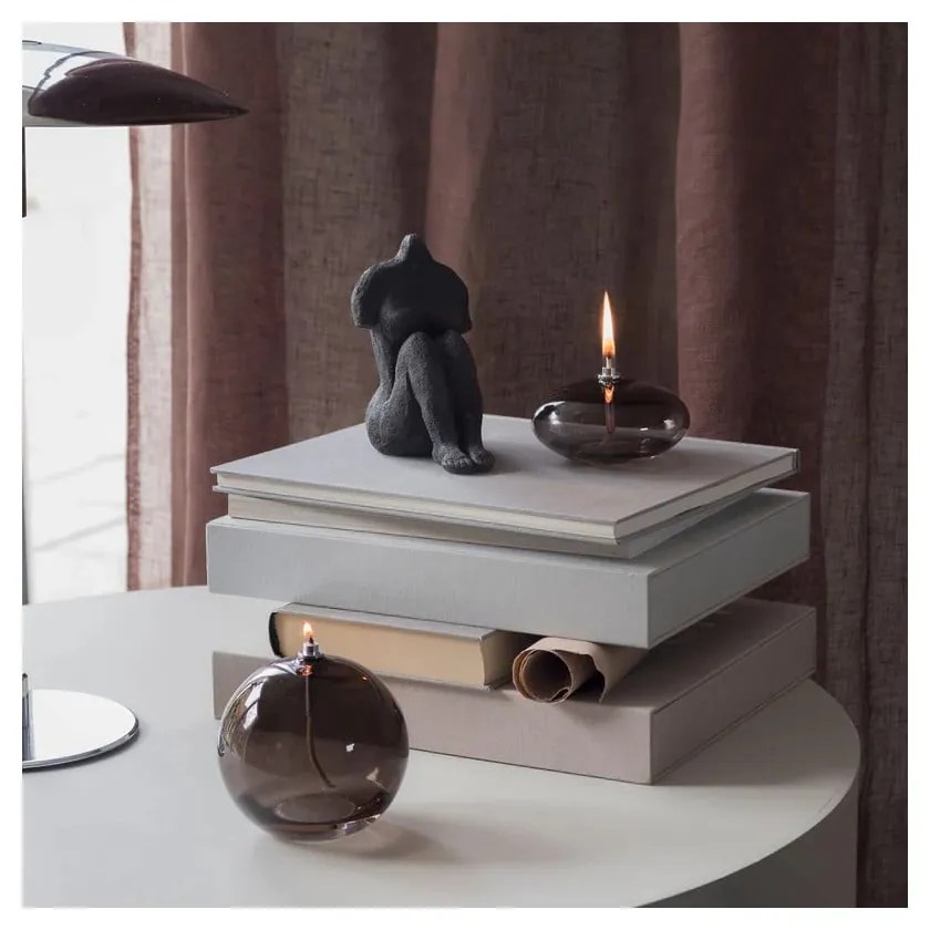 Szklana lampa olejna (wysokość 11 cm) Aura – Mette Ditmer Denmark