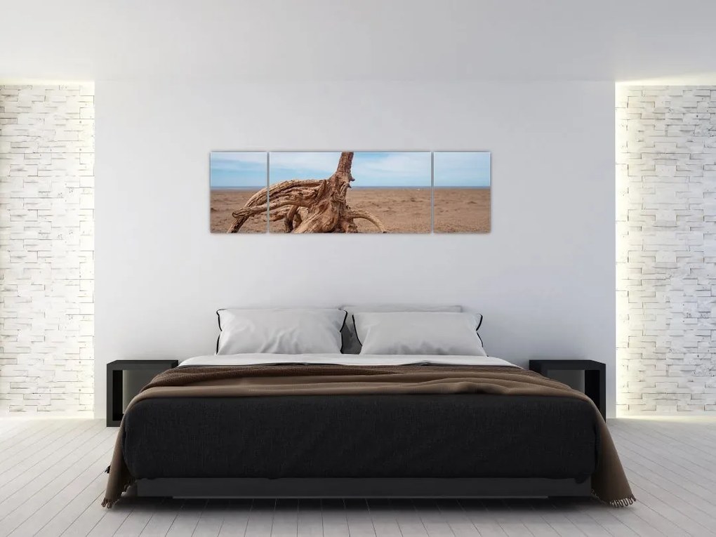 Obraz - Zmyte przez morze (170x50 cm)