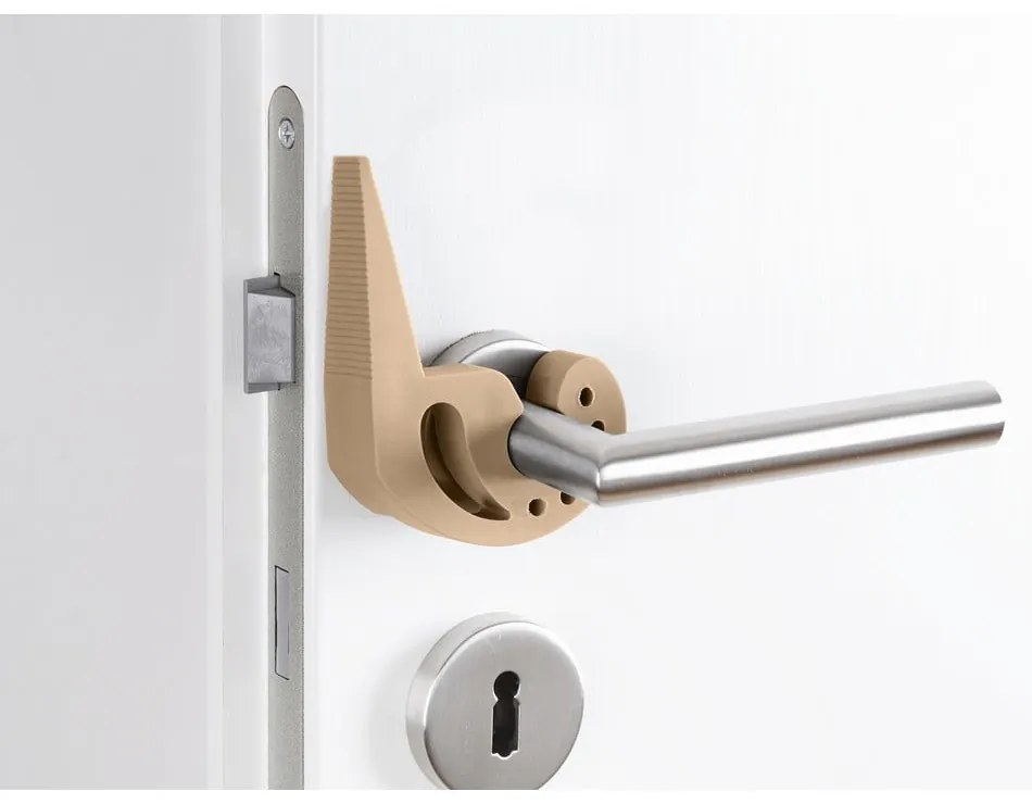 Beżowy stoper do drzwi i okien Wenko Multi-STOP®
