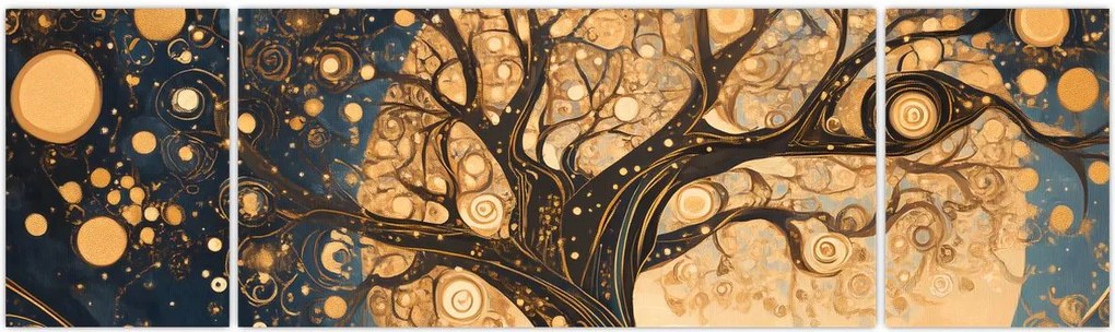 Obraz – Surrealistyczne drzewo (170x50 cm)