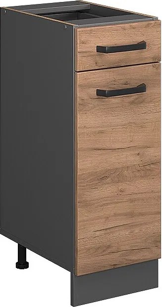 Szafka dolna do kuchni złoty dąb energetyczny 30x46x81.6 r-line