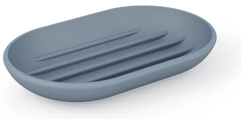 Niebieska plastikowa mydelniczka Touch – Umbra