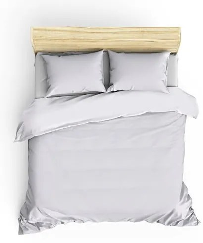 Biała pościel dwuosobowa z satyny bawełnianej 240x220 cm Elegant – Mijolnir