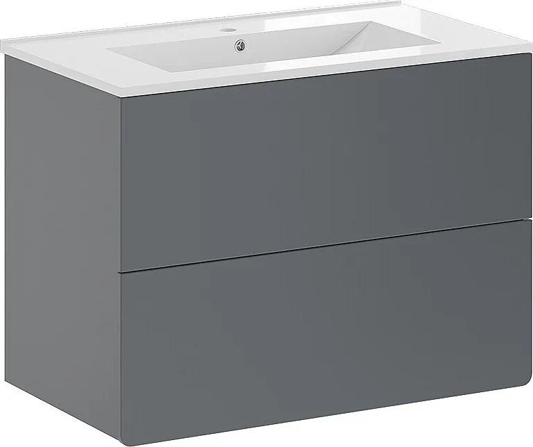 Zestaw mebli łazienkowych szary 80x46x59.3 izan