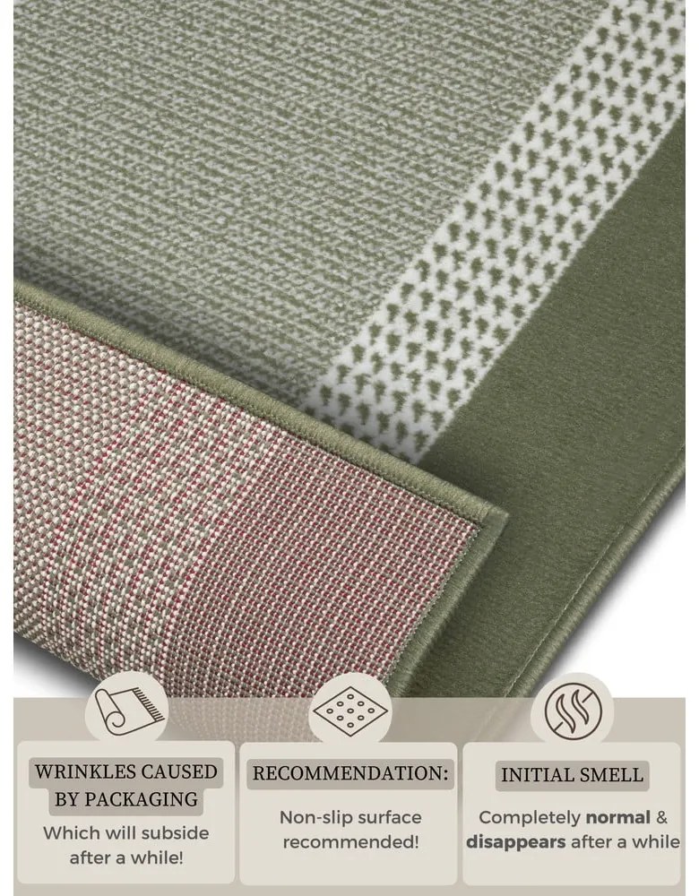 Zielony chodnik 80x300 cm Band – Hanse Home
