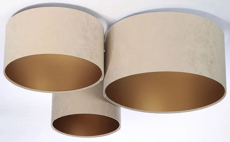 Beżowo-złota plafoniada w stylu glamour- EXX31-Milovi