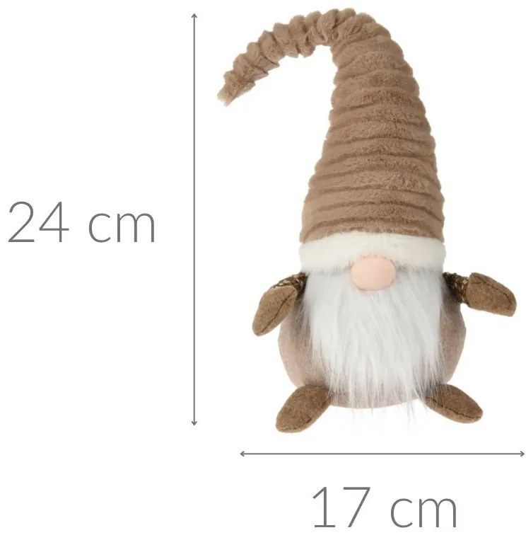 Figurka Skrzat świąteczny z czapką, 18 cm