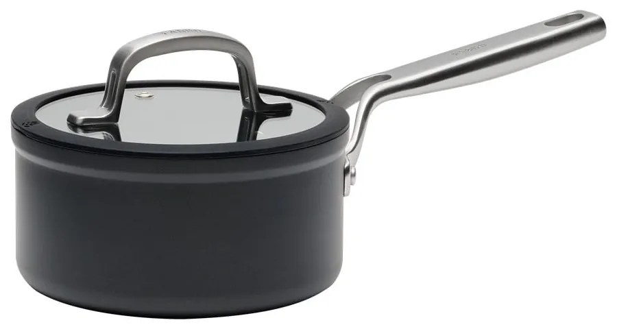 Garnek aluminiowy z pokrywką/z nieprzywierającą powierzchnią odpowiedni na indukcję 1,3 l Meda 3.0 – FABINI