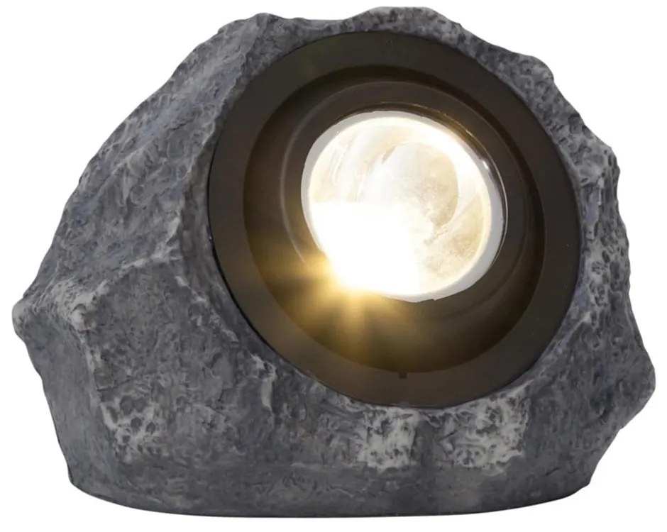 Solarna lampa ogrodowa LED Star Trading Rocky, wys. 16 cm