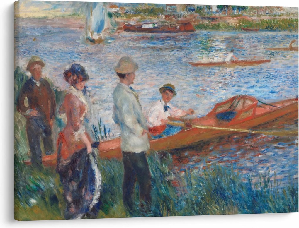 Obraz - Auguste Renoir, Oarsmen at Chatou, reprodukcje (70x50 cm)