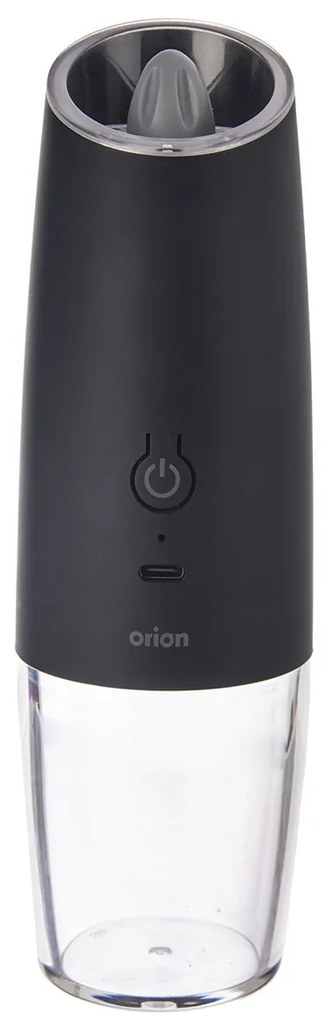 Orion Akumulatorowy młynek do przypraw z oświetleniem LED, 20 cm