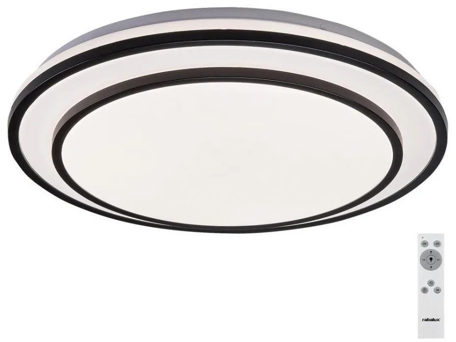 Rabalux 2130 - LED ściemnialna lampa sufitowa LUPITA LED/40W/230V czarna + pilot