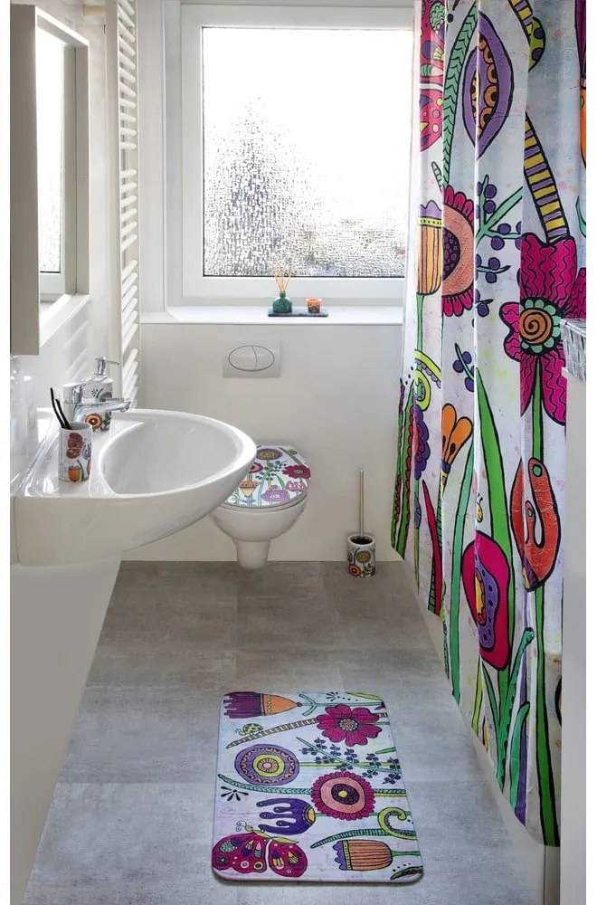 Ceramiczny kubek na szczoteczki do zębów Rollin'Art Full Bloom – Wenko