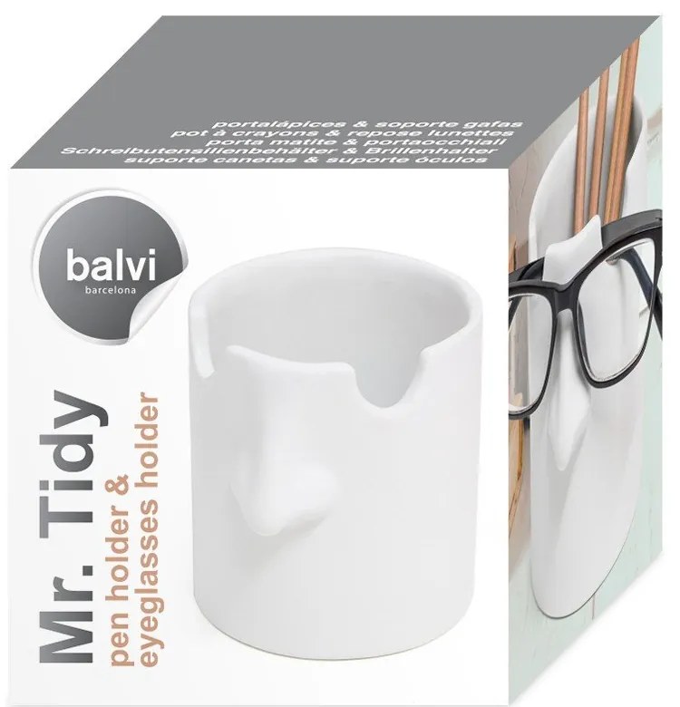 Ceramiczny organizer na artykuły papiernicze Mr. Tidy – Balvi