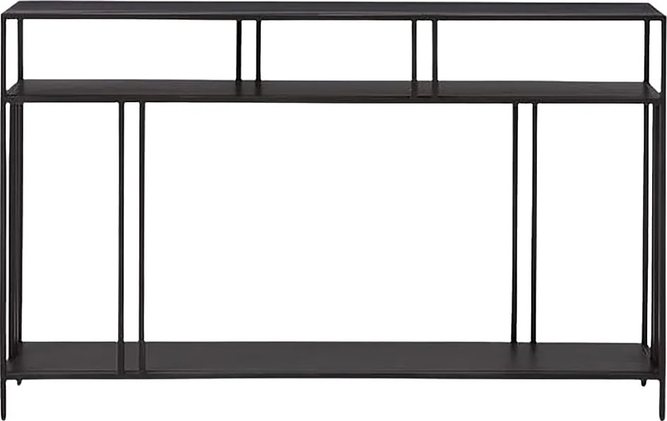 Komoda – 110 x 78 x 30 cm – Czarna – Płyta wiórowa