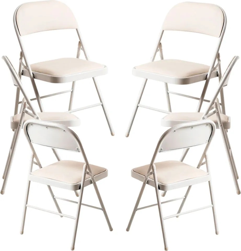 Zestaw 6 Skadanych Krzese Eventowych Pad