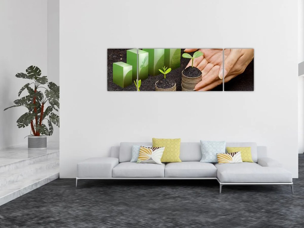 Obraz - Wzrost (170x50 cm)